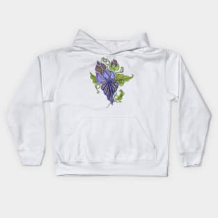 Carefree Iris Kids Hoodie